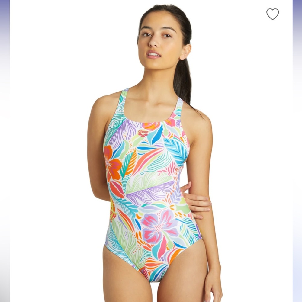 ARENA Allover Pro Back Plus One Piece swimsuit NWT